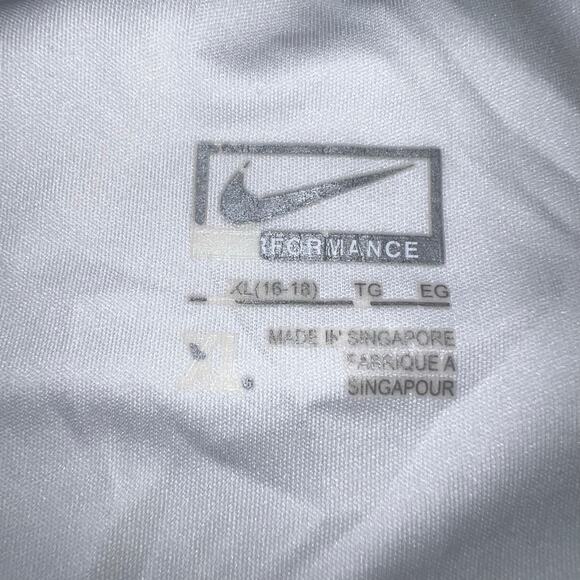 Nike Performance Womens Athletic Tank Top Pullover Sleeveless White Black XL - Picture 7 of 9